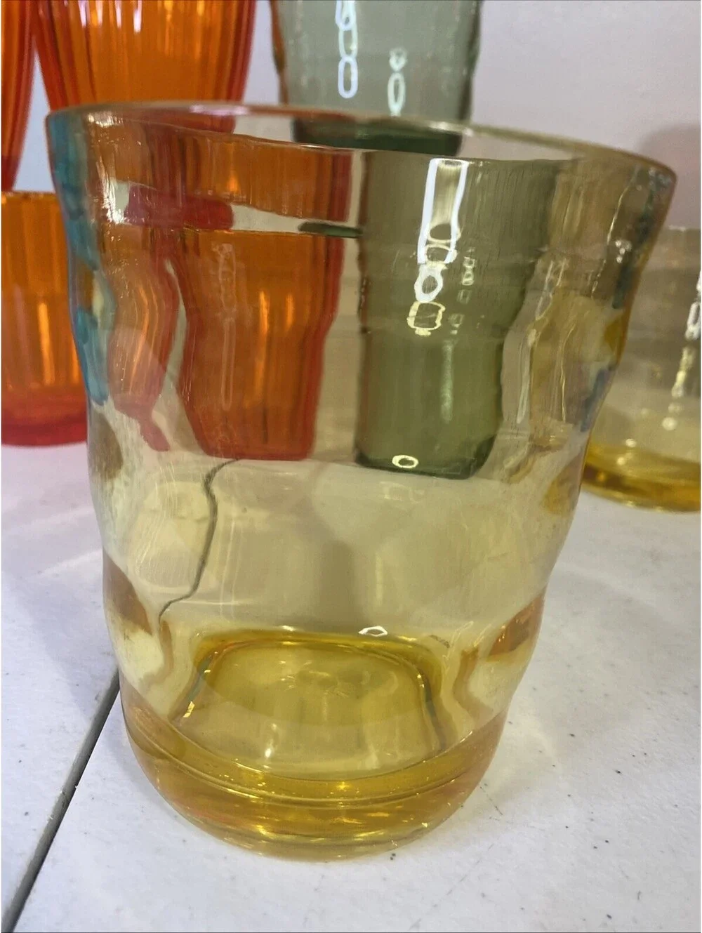 Set of 21 Large / Small Multi-color Tumblers Cup Plastic Big Medium Small Mixed